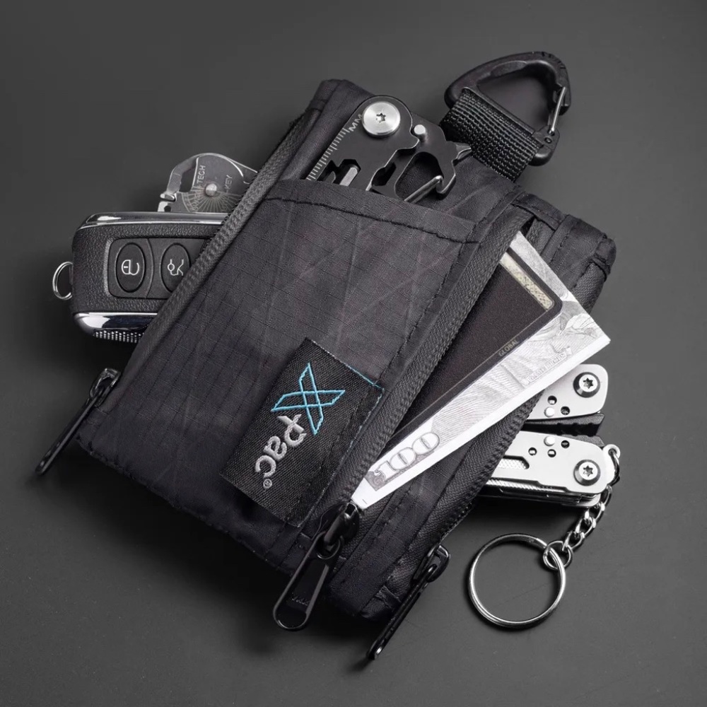X-PAC 5-Pocket EDC pouch Cardholder Wallet YKK Zip Compact EDC